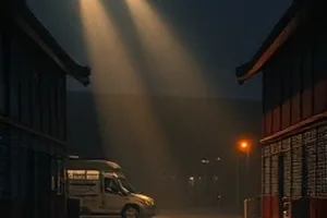 悬疑剧雾隐之城剧照：旧宅走廊